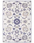Miniatyrbilde 4 av 6: Teppe Beige Blå Ull 160 x 230 cm Orientalsk mønster Tett luv Håndtuftet Tilbehør Dekorativt