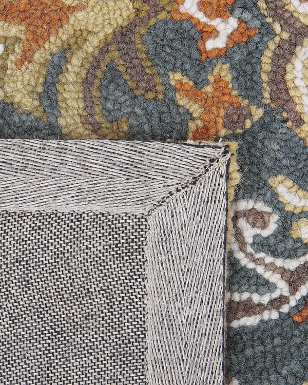Gulvteppe Flerfarget Ull 160 x 230 cm Tykk Orientalsk Mønster