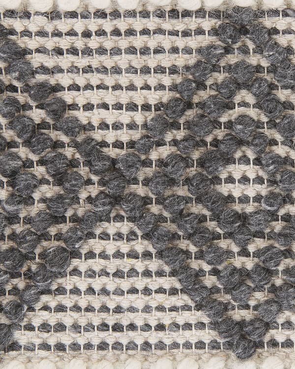 Gulvteppe Beige Grå Ull Polyester 160 x 230 cm Håndvevd Geometrisk Mønster Boho Stue Soverom