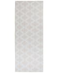 Miniatyrbilde 1 av 6: Teppe Beige Polyester 80 x 200 cm Løper Quatrefoil Orientalsk Tilbehør Tekstil Stue Soverom Gang
