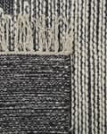 Miniatyrbilde 5 av 6: Teppe Bomull Svart Hvit 80 x 150 cm Frynser Geometrisk mønster Orientalsk Moderne Boho