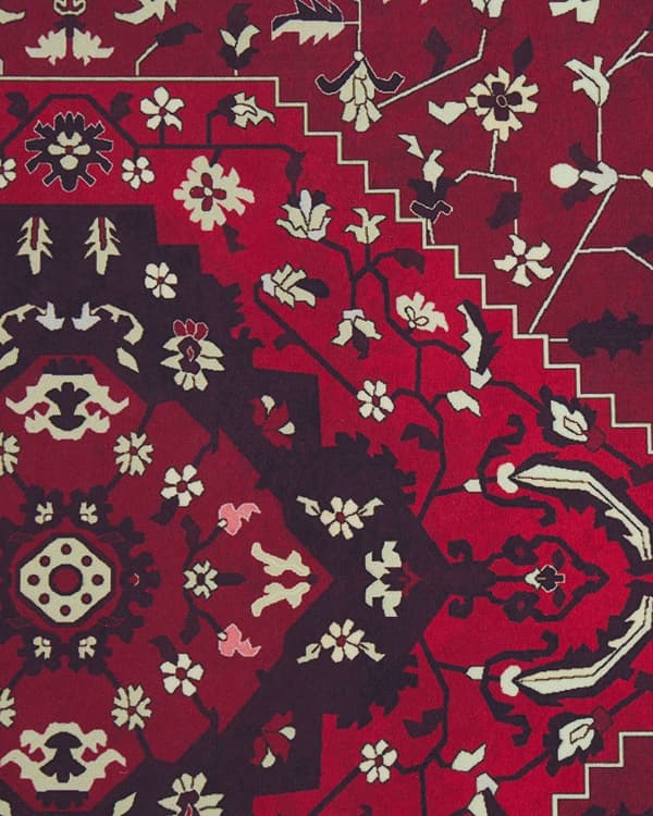 Teppe Rød Polyester 80 x 240 cm Løper Antiskli Orientalsk Gang Kjøkken Dekorativt tilbehør