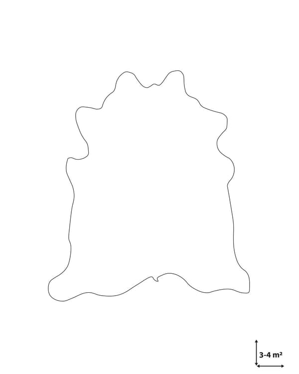 Lysebrunt Brasiliansk Kuskinnsteppe 3-4 m²