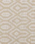 Miniatyrbilde 5 av 6: Teppe i beige jute og bomull 140 x 200 cm med frynser Håndvevd Boho Stue Soverom