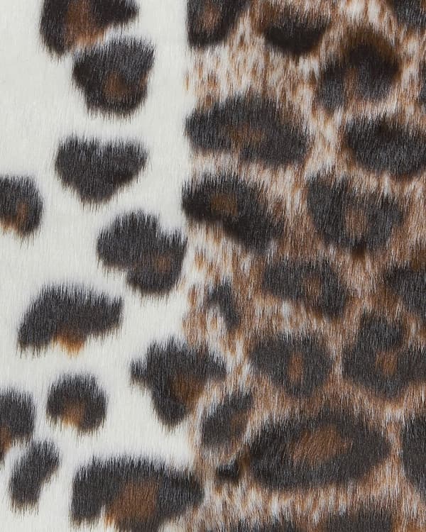 Kunstig Skinnteppe Brun Hvite flekker imitert kuskinn 130 x 170 cm Moderne Rusikk Teppe Områdeteppe