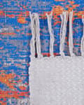 Miniatyrbilde 6 av 6: Teppe Flerfarget Polyester Bomull 80 x 150 cm Håndvevd Gulvteppe Abstrakt Stue