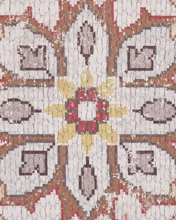 Teppe Brun Beige Polyester 150 x 230 cm Bomull Blomstret Orientalsk Stue