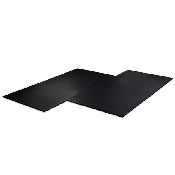 Sportgolvplatta Pure Black - 100x100 cm - 20 mm
