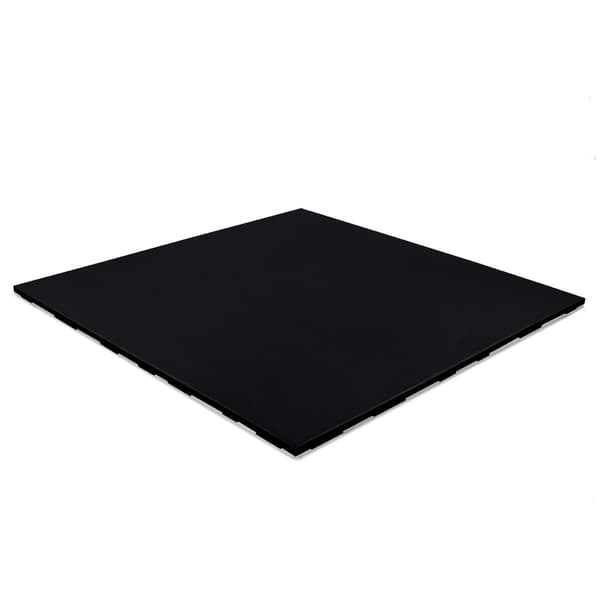 Sportgolvplatta Pure Black - 100x100 cm - 20 mm