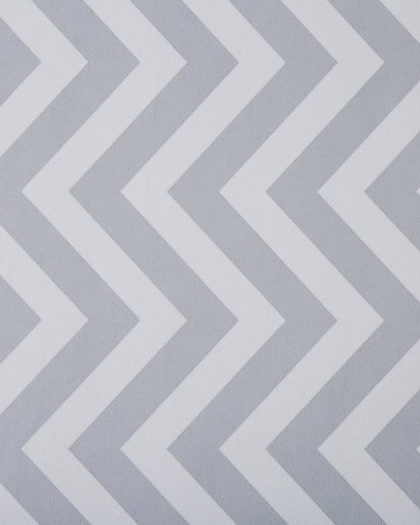 Teppe Hvit Grå Polyester 70 x 200 cm Chevron-mønster Tradisjonelt design Antiskli Løper Gang Stue Soverom