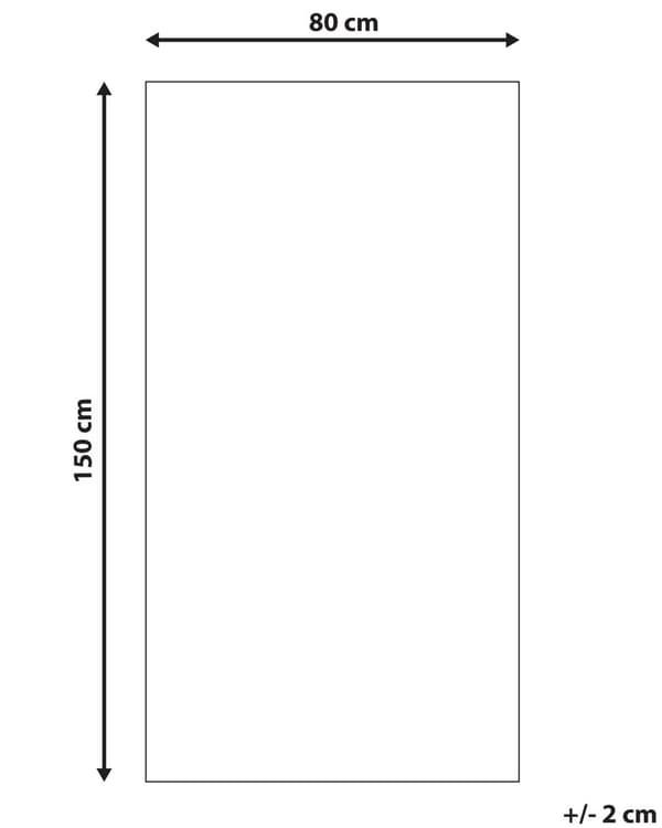 Matto monivärinen 80 x 150 cm villa lehtikuvio suorakulmio käsin tuftattu boho perinteinen