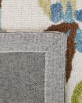 Miniatyrbilde 5 av 6: Teppe Flerfarget Ull 140 x 200 cm Bladmotiv Dekorativt Innredning Stue Soverom