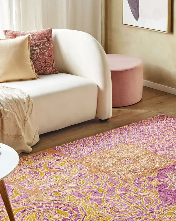 Teppe Flerfarget Ull 160 x 230 cm Orientalsk mønster Tilbehør Dekorativt Innredning Stue Soverom