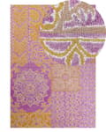 Miniatyrbild 1 av 6: Matta Flerfärgad Ull 140 x 200 cm Orientaliskt Mönster Vardagsrum Sovrum