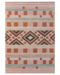 Pikkukuva 4 / 7: Matto villa monivärinen 160 x 230 cm geometrisella kuvioinnilla boho-tyyli
