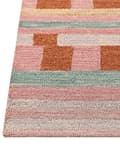 Pikkukuva 5 / 7: Matto villa monivärinen 160 x 230 cm geometrisella kuvioinnilla boho-tyyli