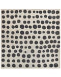 Pikkukuva 4 / 6: Matto beige/musta villa 200 x 200 cm pilkullinen kuvio olohuoneeseen boho-tyyli