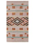 Pikkukuva 4 / 7: Matto villa monivärinen 80 x 150 cm geometrisella kuvioinnilla boho-tyyli