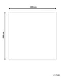 Pikkukuva 3 / 6: Matto oranssi/beige villa 200 x 200 cm itämainen koristeellinen boho-tyyli