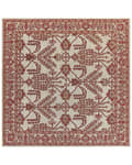 Pikkukuva 4 / 6: Matto oranssi/beige villa 200 x 200 cm itämainen koristeellinen boho-tyyli