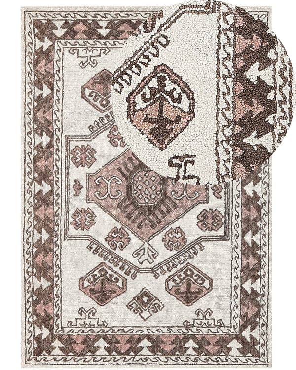 Matto monivärinen 160 x 230 cm villa itämainen kuvio suorakulmio retro perinteinen