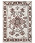 Miniatyrbild 4 av 6: Matta Flerfärgad Ull 80 x 150 cm Handtuftad Geometriskt Orientaliskt Mönster Bohemisk Vardagsrum Sovrum