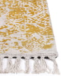 Pikkukuva 5 / 7: Matto keltainen beige 80 x 150 cm viskoosi itämainen kuvio suorakulmio boho