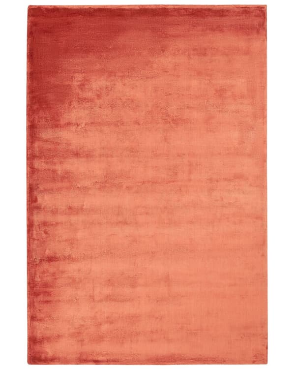 Matto oranssi viskoosi 160 x 230 cm käsintehty suorakulmio moderni industriaalinen tyyli