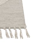 Pikkukuva 5 / 7: Matto vaalea beige 80 x 150 cm puuvilla suorakulmio tupsut tuftattu pörröinen boho