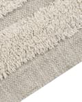 Pikkukuva 7 / 7: Matto vaalea beige 80 x 150 cm puuvilla suorakulmio tupsut tuftattu pörröinen boho