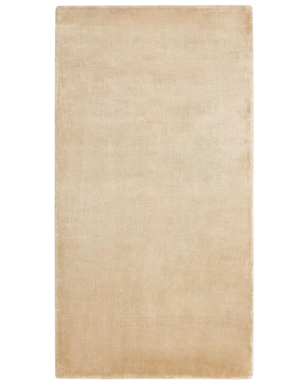 Matta Sandbeige Viskos 80 x 150 cm Tuftad Modern