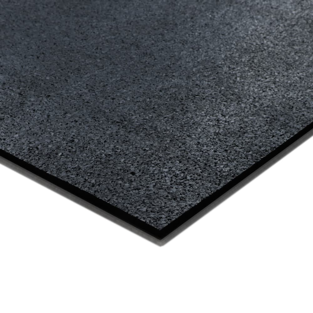 Gerecyclede rubbermat op rol - Vlak 3 mm - Breedte 120 cm