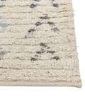 Miniatyrbillede 4 af 6: Område Tæppe Beige Bomuld 160 x 230 cm Minimalistisk Håndtuftet Design Geometrisk Mønster Stue Soveværelse