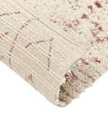 Miniatyrbild 5 av 6: Matta Beige Bomull 80 x 150 cm Geometriskt mönster Handtuftad Flatweave Vardagsrum Sovrum