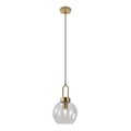 Miniatyrbillede 2 af 2: Luton lampe pendel Ø25cm klar glas.