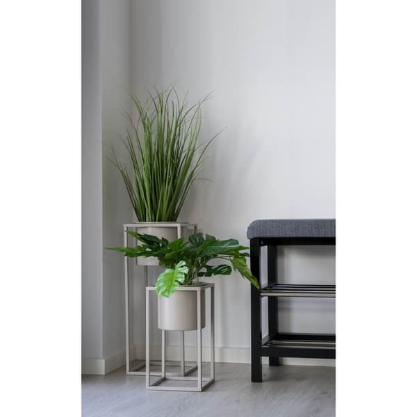 Marla 2 stk. blomsterstandere gråbeige.