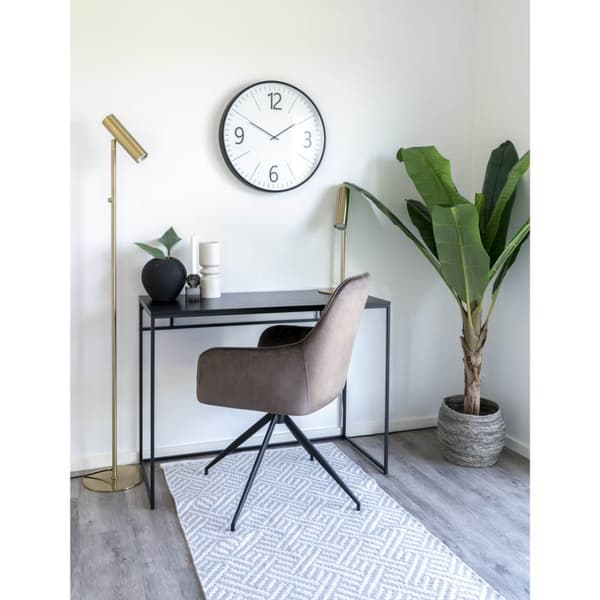 Paris bordlampe 20x47x20cm messing dekor.