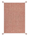 Miniatyrbillede 4 af 7: Tæppe Orange Bomuld 140 x 200 cm Rektangulært håndtuftet Boho moderne stil