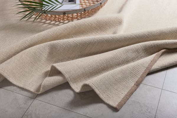 Jaipur teppe 240x170 cm ull beige.