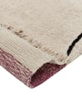 Miniatyrbilde 5 av 6: Teppe Beige Rosa Bomull 160 x 230 cm Geometrisk mønster Frynser Boho Moderne Dekorativt Tilbehør Stue Soverom