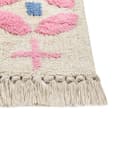 Miniatyrbilde 6 av 6: Teppe Flerfarget Bomull 160 x 230 cm Geometrisk mønster Frynser Boho Dekorativt Tilbehør Barnerom Til barn