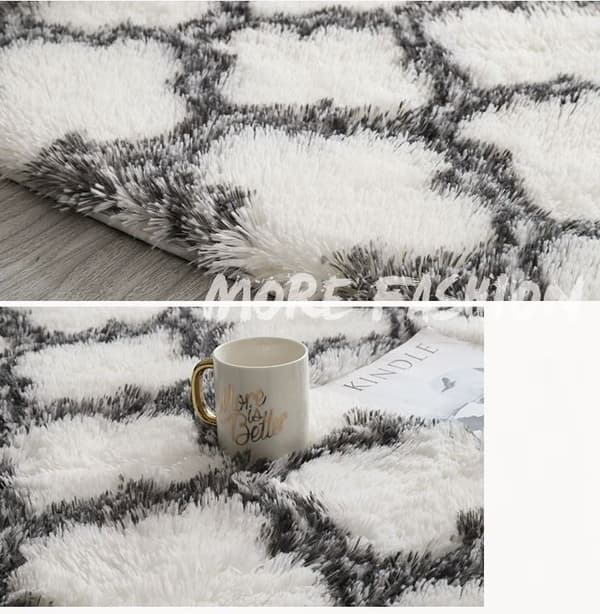 Matta Lorena 200x300cm svart-vit