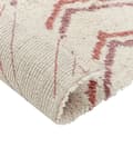 Miniatyrbillede 5 af 6: Tæppe Beige Lyserød Bomuld 160 x 230 cm Geometrisk mønster Håndtuftet Shaggy Design Stue Soveværelse Boho Stil