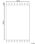 Pikkukuva 3 / 7: Matto beige oranssi 160 x 230 cm puuvilla hapsut pörröinen geometrinen kuvio boho