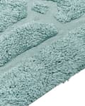 Miniatyrbilde 5 av 7: Teppe Mintgrønn Bomull 140 x 200 cm Shaggy Geometrisk mønster Håndtuftet Vevd Boho Moderne Dekorasjon Stue Soverom