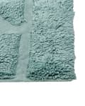 Miniatyrbilde 7 av 7: Teppe Mintgrønn Bomull 140 x 200 cm Shaggy Geometrisk mønster Håndtuftet Vevd Boho Moderne Dekorasjon Stue Soverom