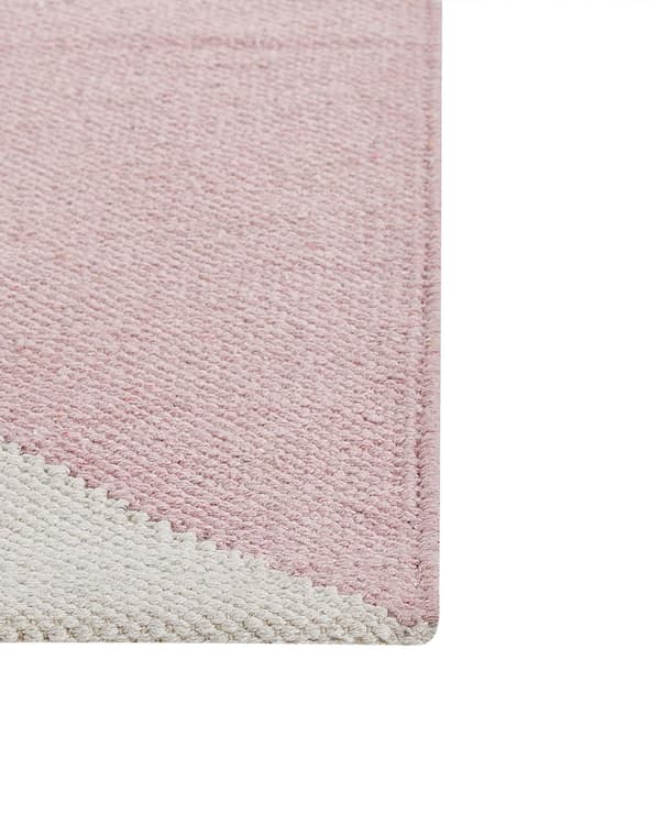 Teppe Flerfarget Bomull 160 x 230 cm Rektangulært Håndvevd Moderne design Dekorativt Tilbehør Innredning