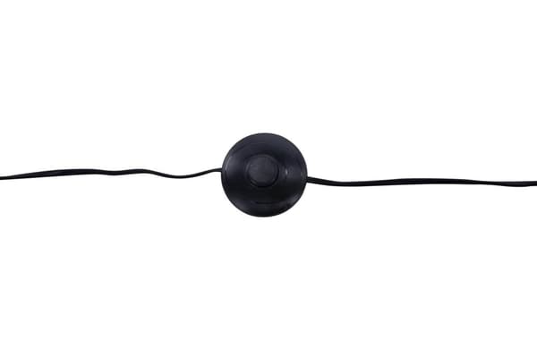 Kick belysning golvlampa 30x30x190cm stål svart, trä.