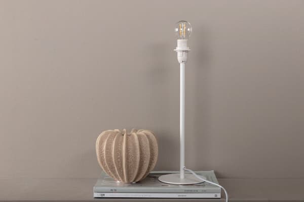 Dasir belysning bordslampa 12x12x42,4cm vit.