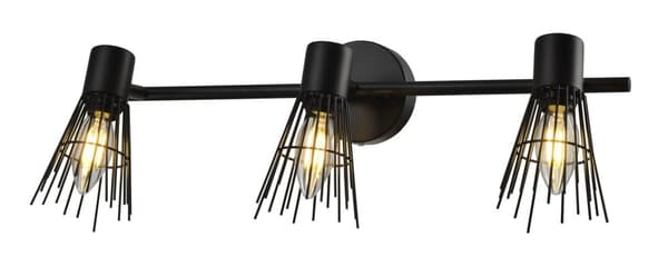 Pico belysning vegglampe 24x15x15cm stål svart.